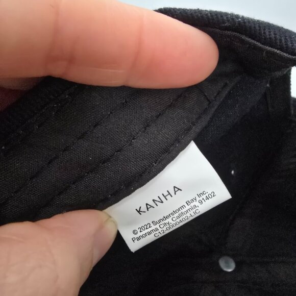 boho white tiger black canvas sporty baseball hat | unisex - Picture 6 of 8